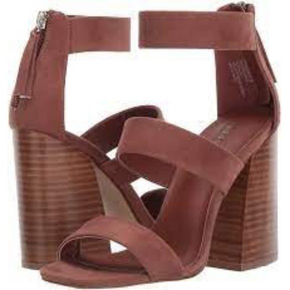 Madden Girl Clyde City  Leather Sandal Size 8.5 Brown - Picture 1 of 10